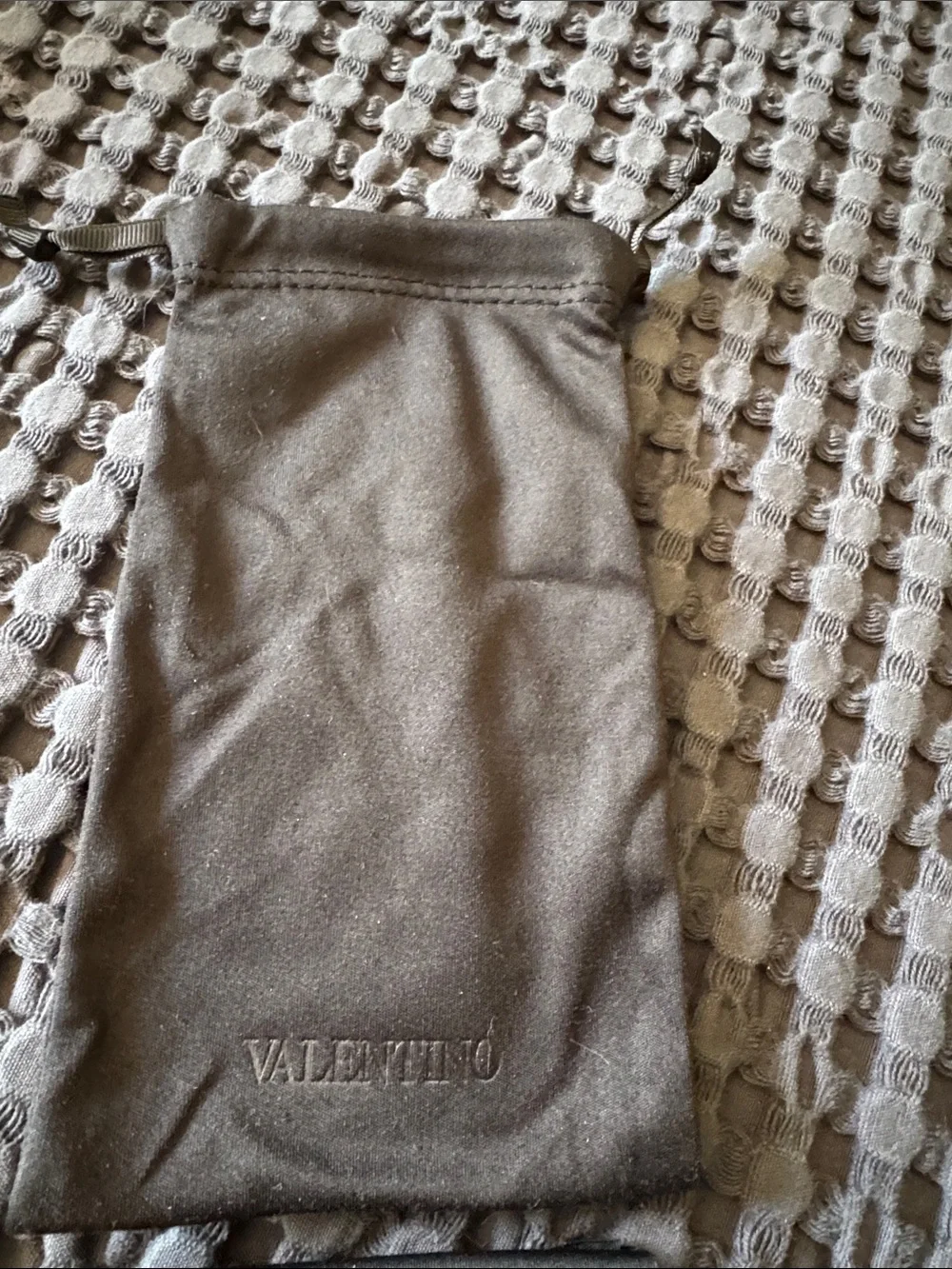 Valentino Branded Dust Bags in Taupe with dust cloth